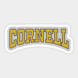 Cornell - Gold and Black Sticker